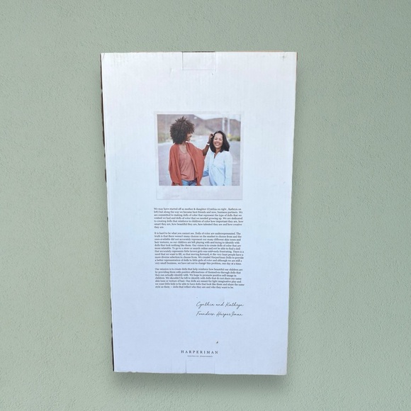 NWT NIB Harperiman Ashton 14” Handmade Linen Dolls of Color - Picture 2 of 10